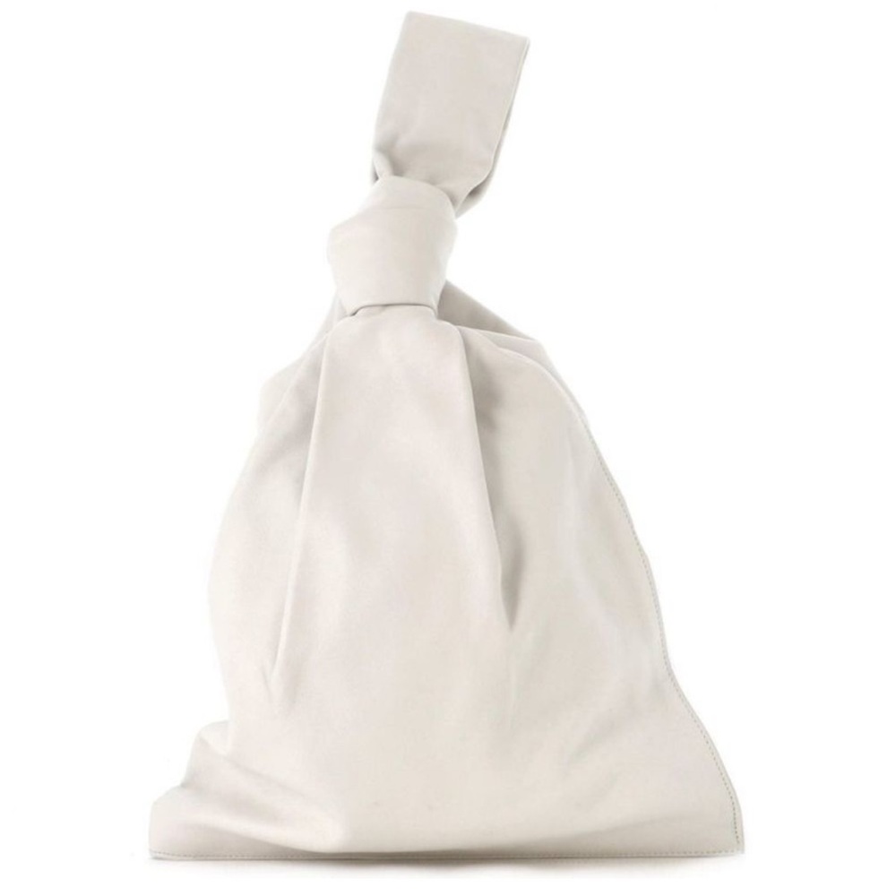 Bottega Veneta BV Twist White Leather Bag